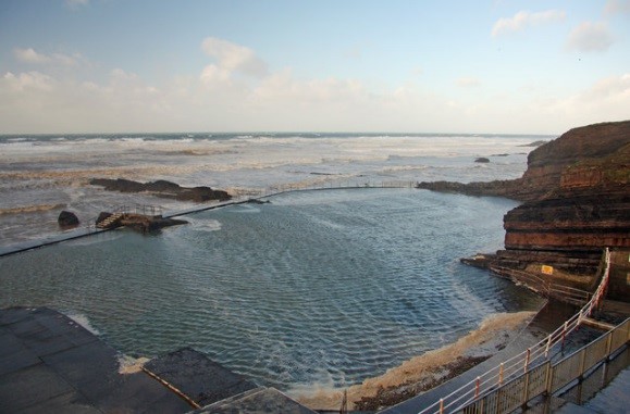 Bude Sea Pool, Cornwall, England