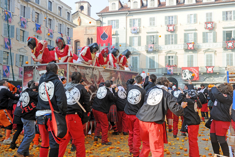 Battle of the Oranges, Ivrea Italy