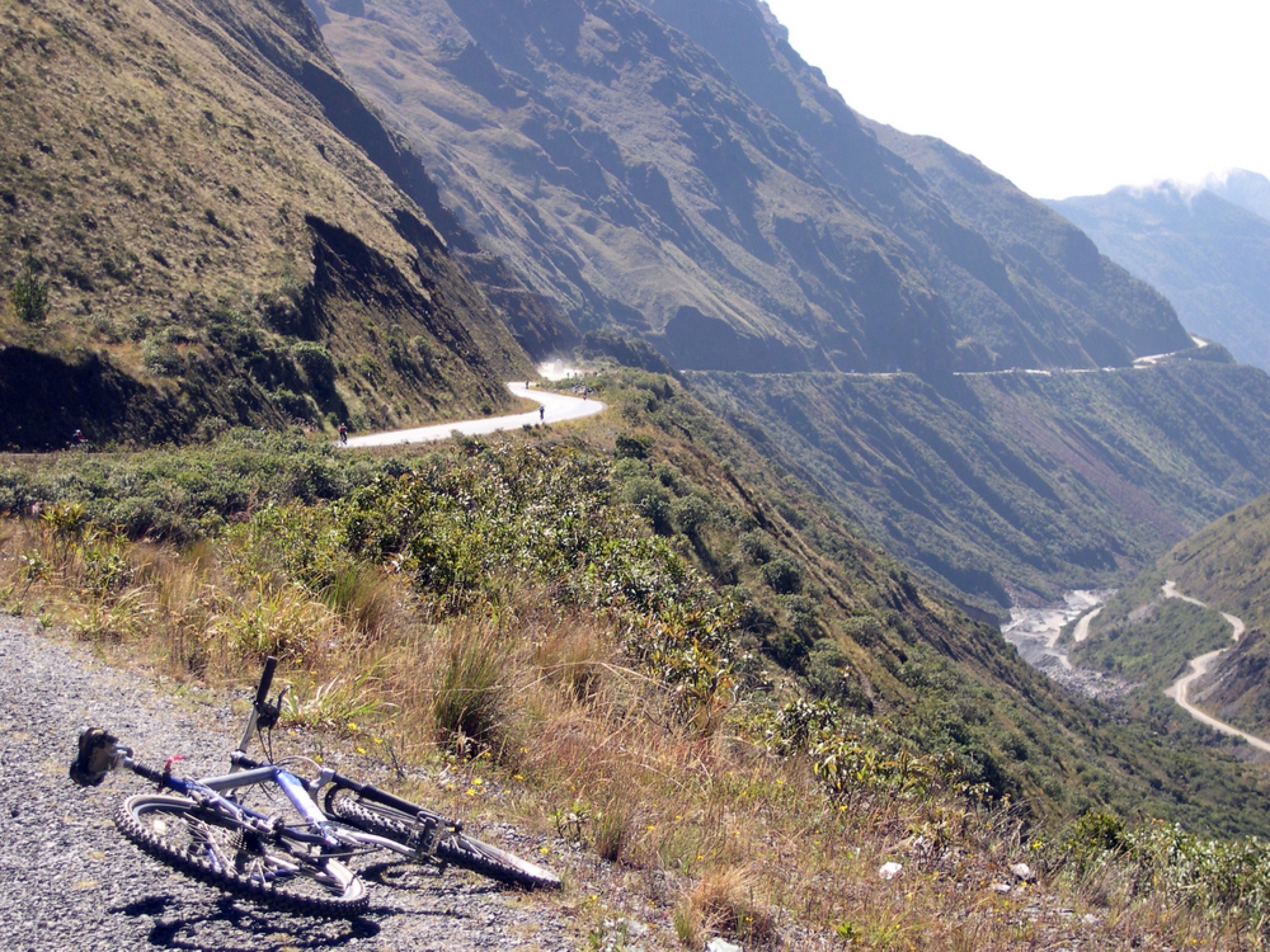 Cycle Along the Death Road, Bolivia