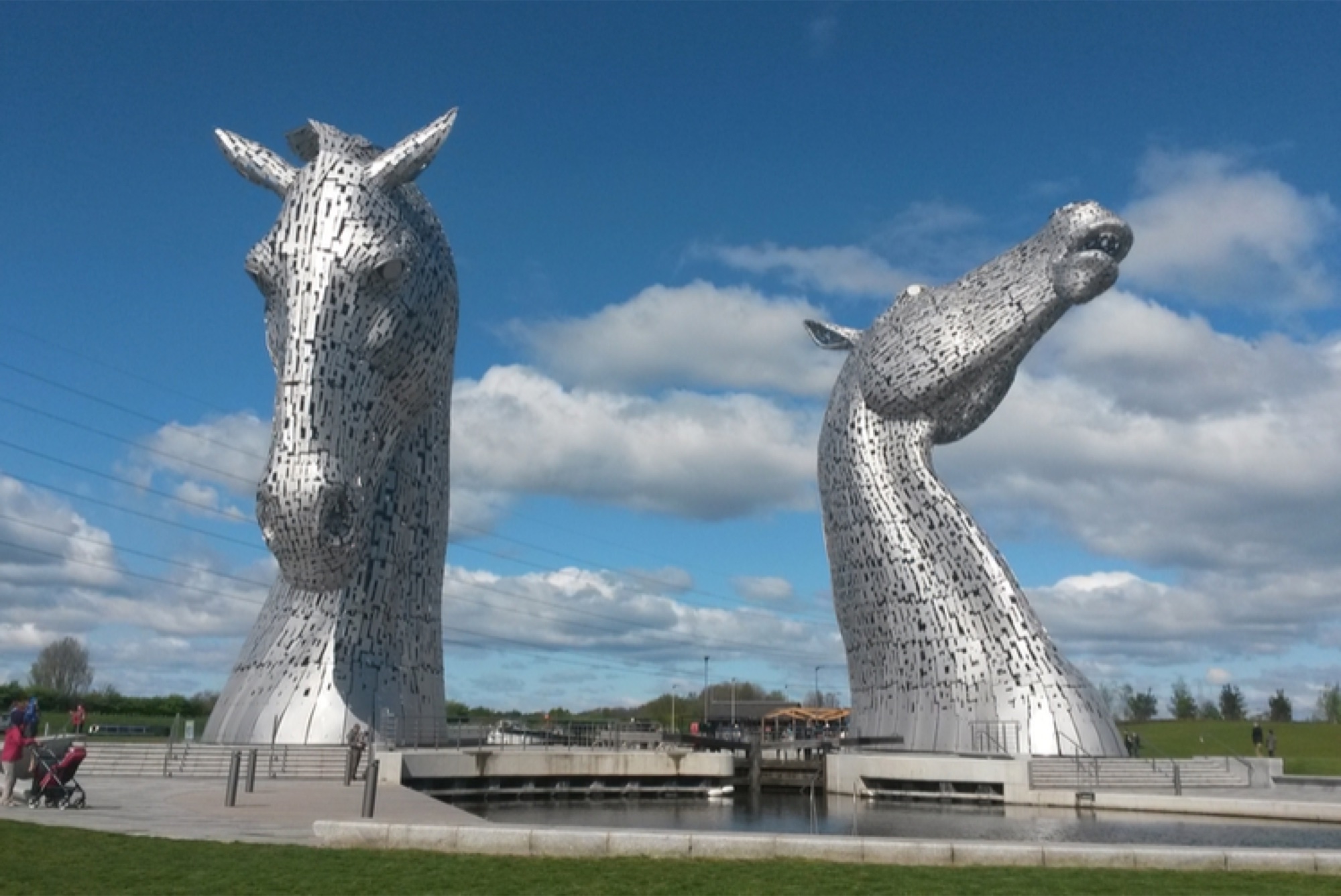 the Kelpies