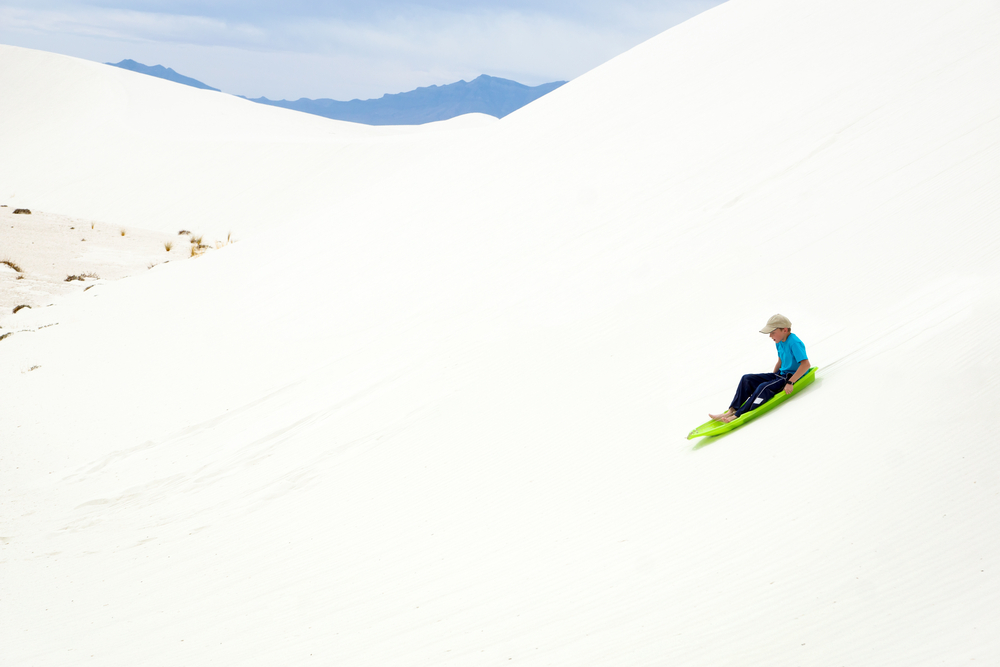 Sand Dunes National Park Sand sledding
