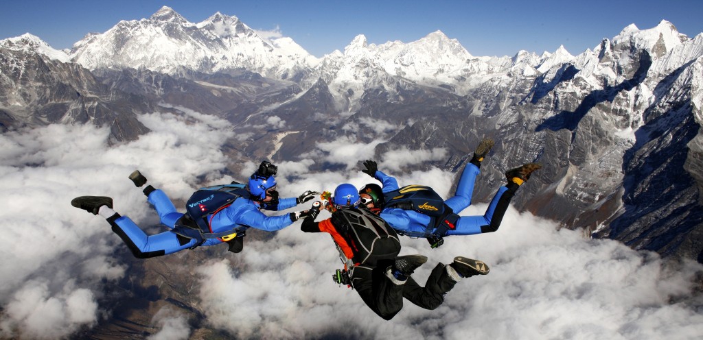 Skydive everest