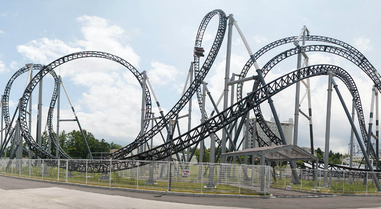 Takabisha, Fuji-Q Highland Theme Park, Fujiyoshida, Japan