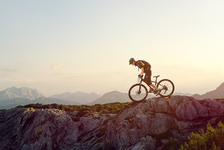mountain biker