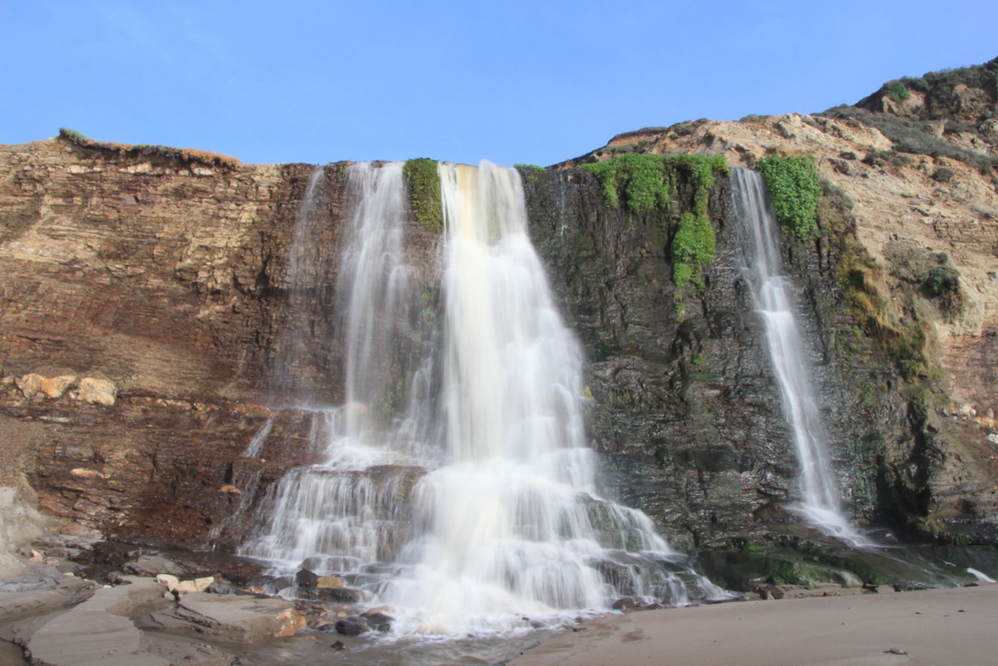 Alamere Falls From The Beach