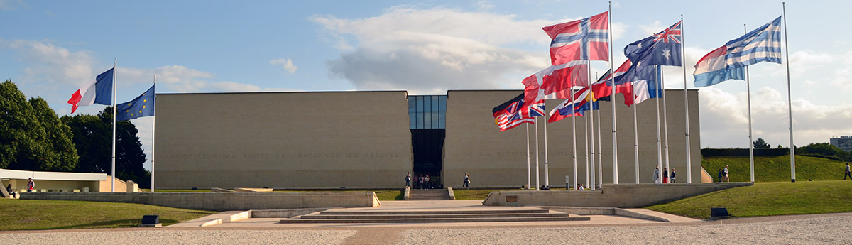 caen memorial outside