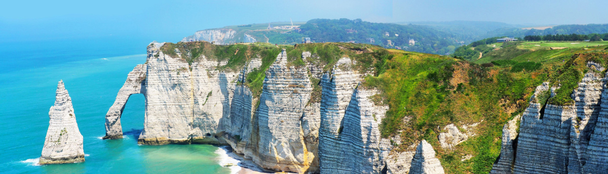 coastline near etretat france