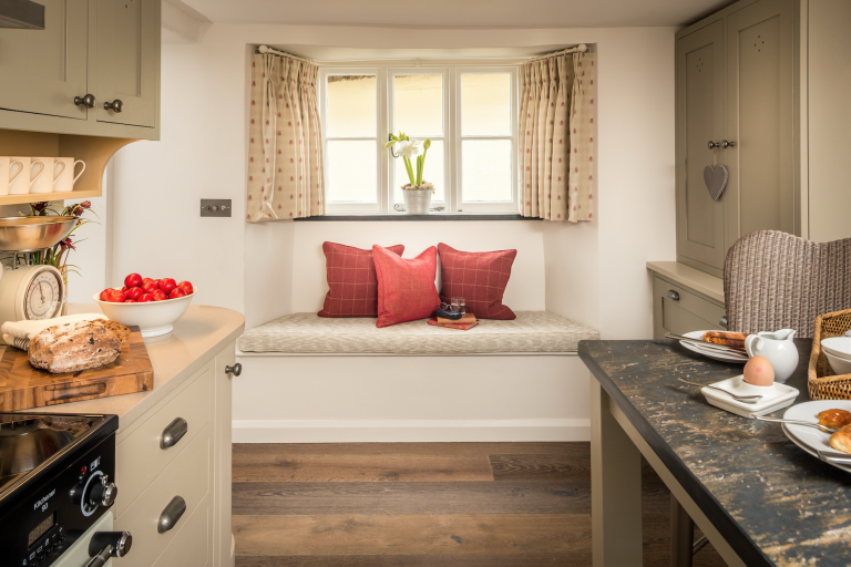 Bay Window Near Kitchen and Dining Area.